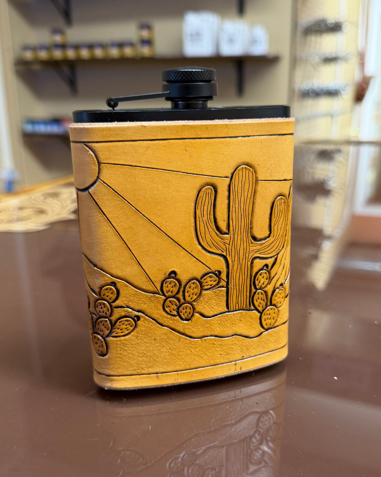 8oz Saguaro Flask