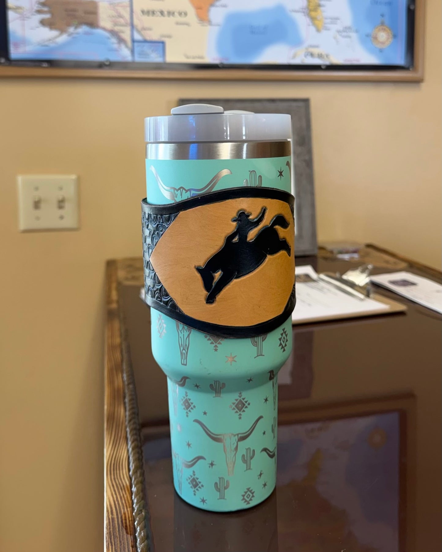 Bucking Horse Cup Wrap