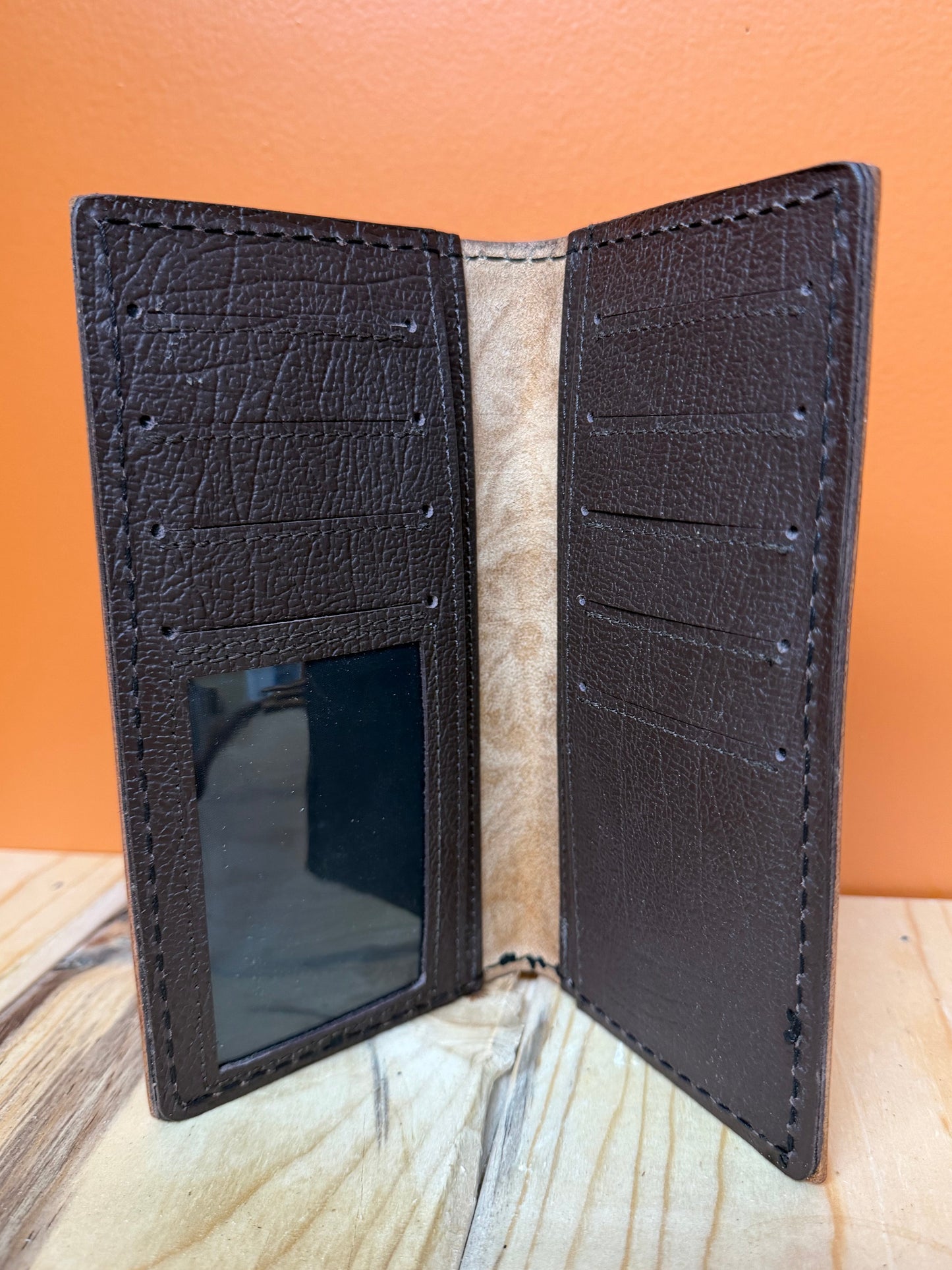 Floral and Acorn Roper Wallet