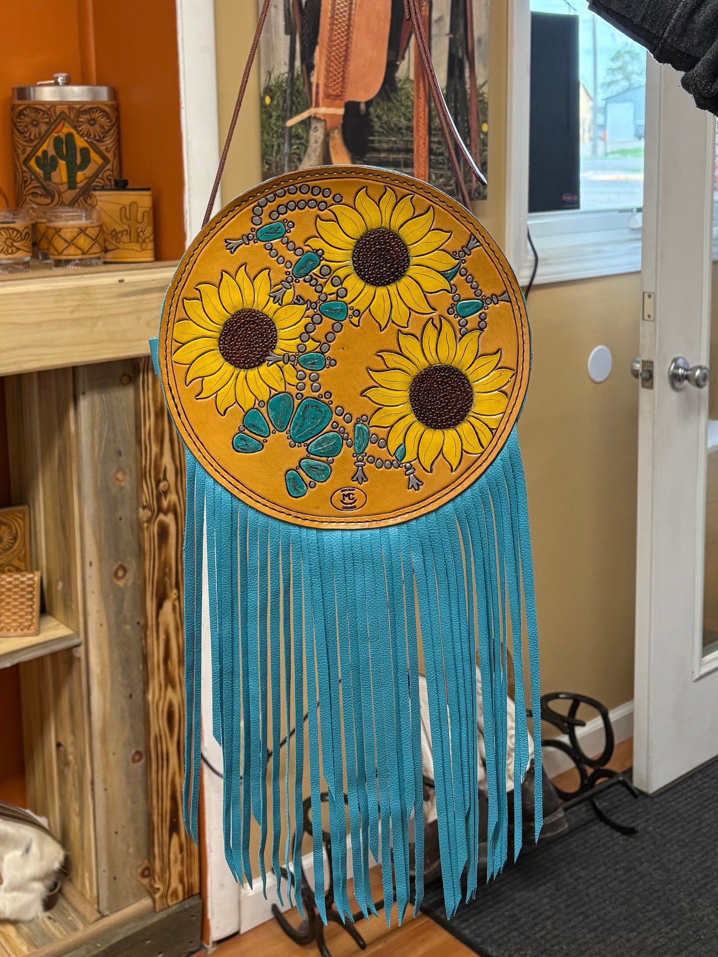 Sunflower & Squash Blossom Can Purse