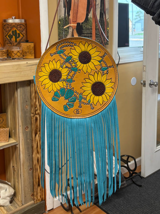 Sunflower & Squash Blossom Can Purse