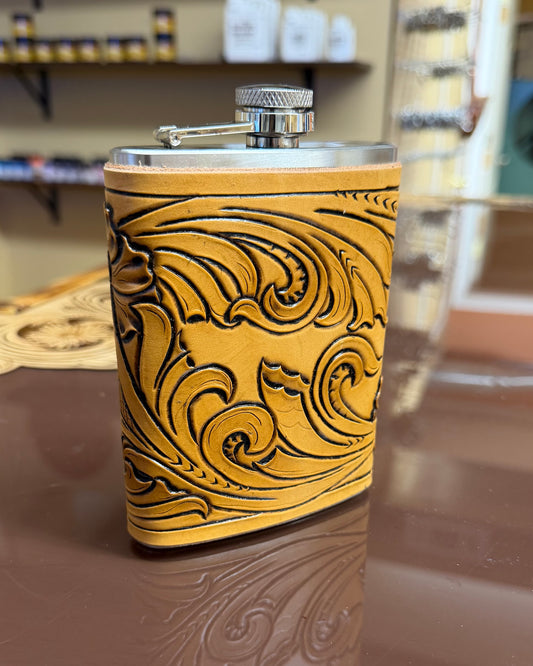 8oz Floral Flask