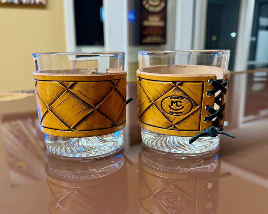 Diamond Whiskey Glass Wraps