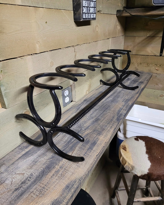 Horseshoe Boot Rack