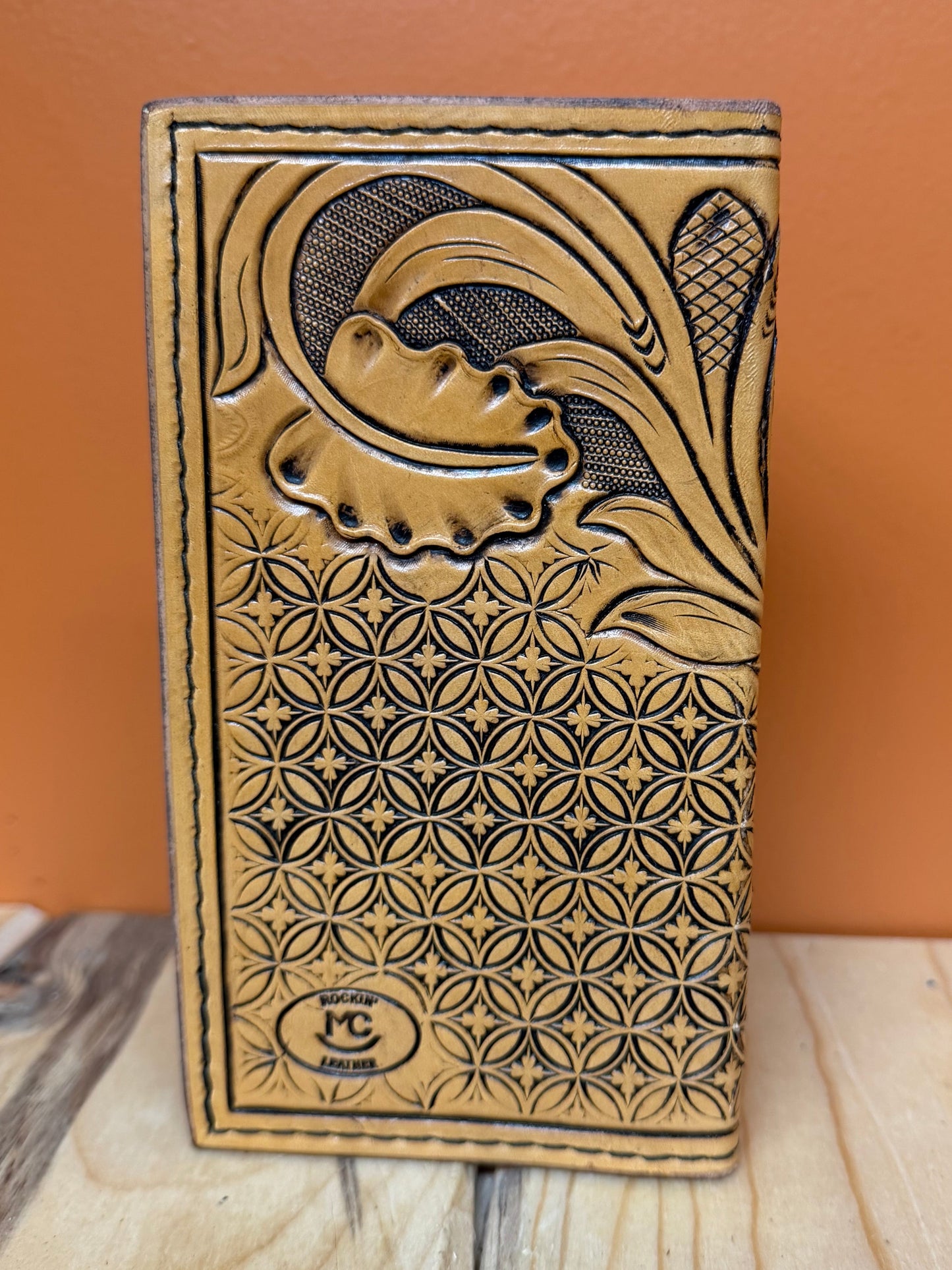 Floral and Geometric Roper Wallet
