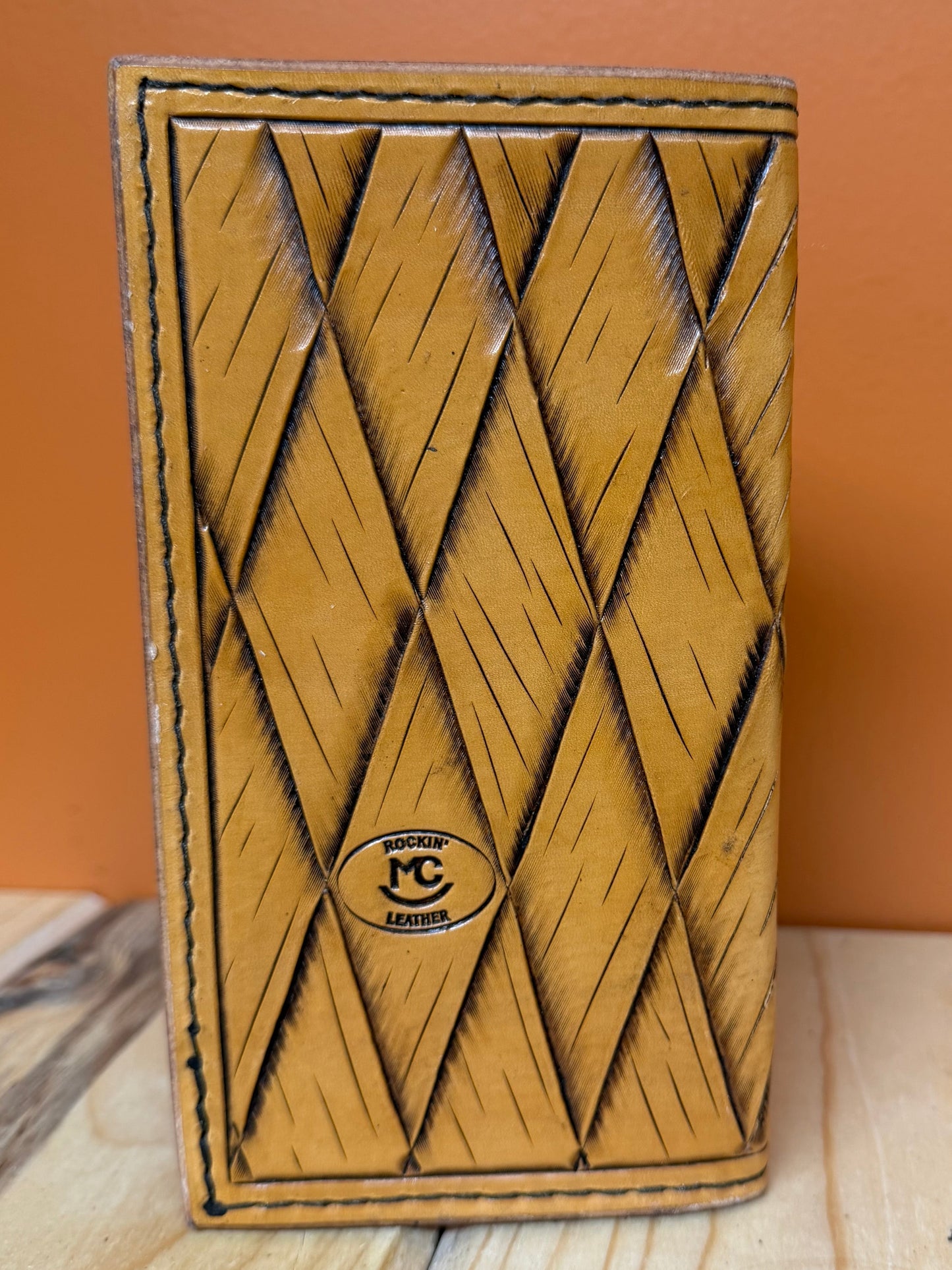 Diamond Pattern Roper Wallet