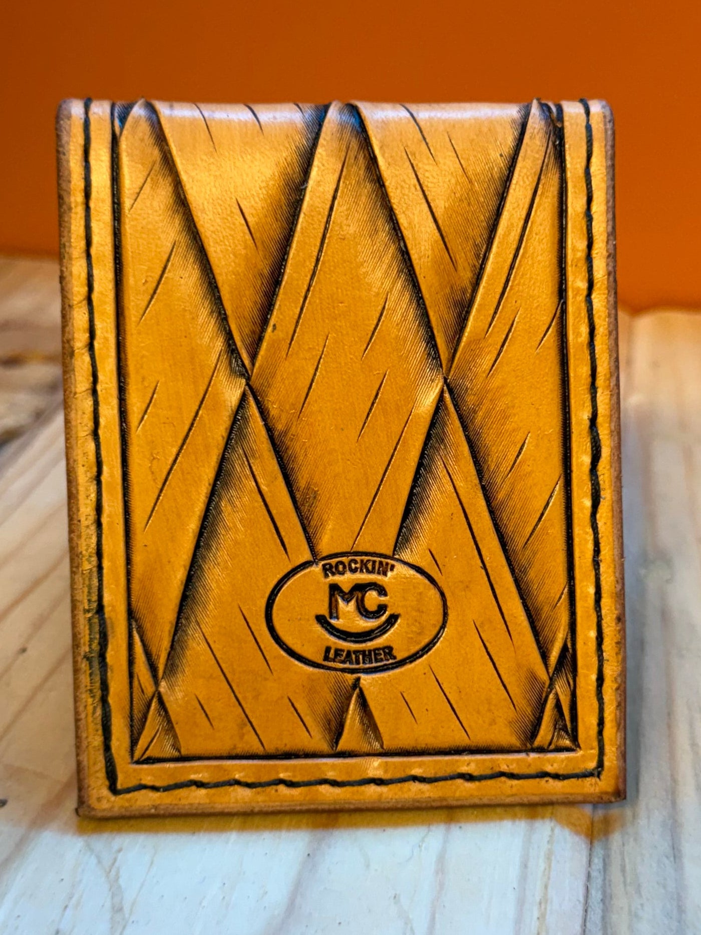 Diamond Pattern Money Clip Wallet